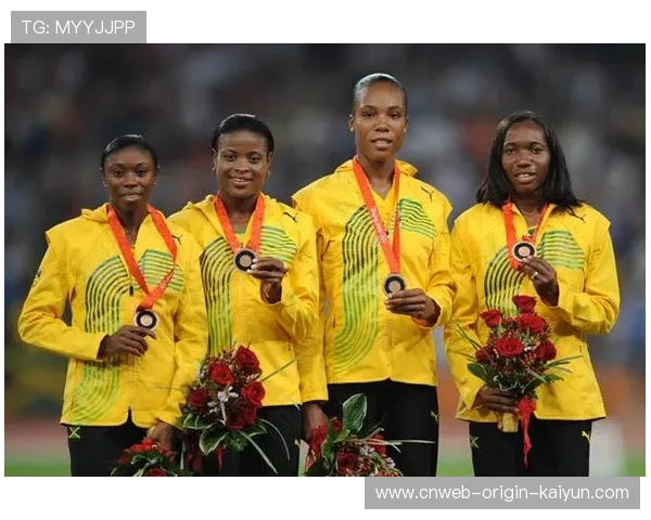 接力赛牙买加队配合默契轻松夺金